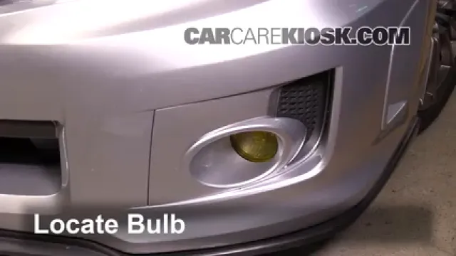 2013 Subaru Impreza WRX 2.5L 4 Cyl. Turbo Wagon Éclairage Feu antibrouillard (remplacer l'ampoule)